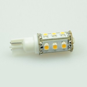 DC T10 LED Lampe 1W 3000K warmweiß dimmbar 12V 24V Ø13x39mm